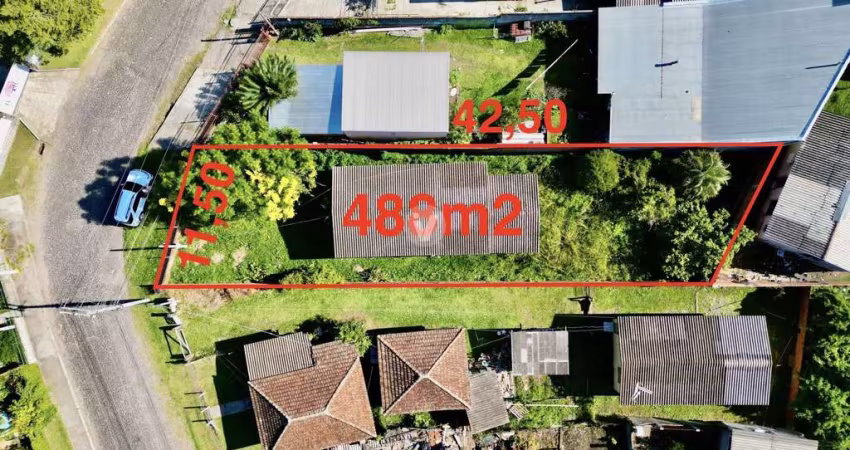 Terreno com 488m² no bairro Chácara das Flores