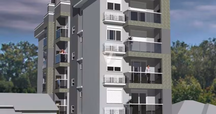 Apartamento 1 dormitório com sacada e churrasqueira em Camobi