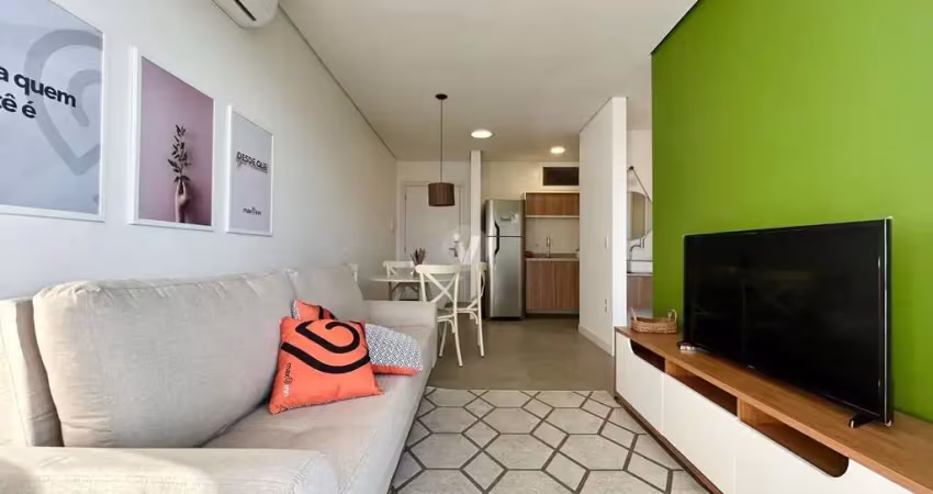 Apartamento mobiliado no uniqo smart living com box de garagem.