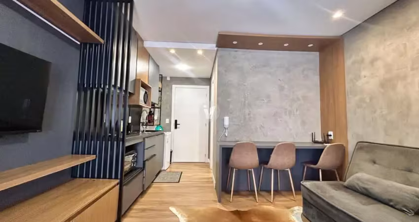 Studio mobiliado no uniqo smart living, localizado no bairro camobi.