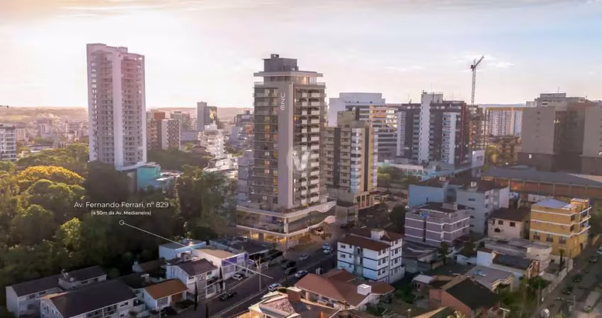 Apartamento com 1 quarto à venda na Avenida Fernando Ferrari, 829, Nossa Senhora de Lourdes, Santa Maria