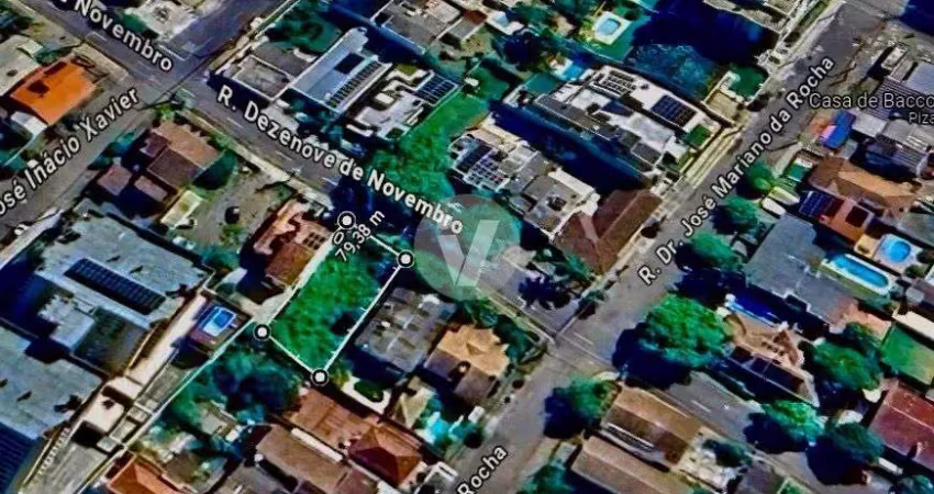 Terreno com projeto aprovado, localizado no bairro n. sra. de lourdes