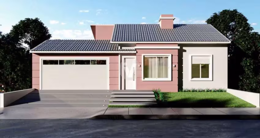Casa em obras de 3 dormitórios em loteamento, localizado no bairro tomazetti!