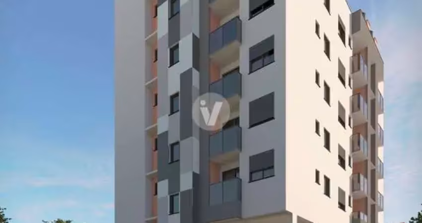 Apartamento de 01 dormitório, sacada com churrasqueira e garagem, localizado no