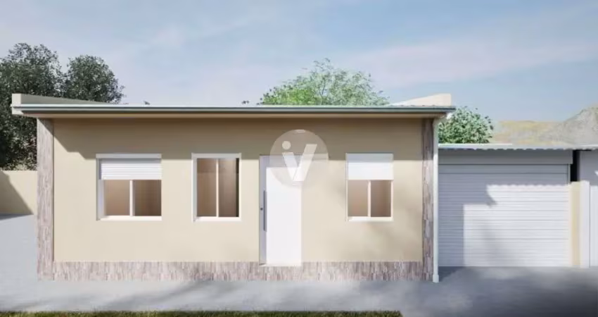 Casa nova com 2 dormitórios e garagem, localizada no bairro boi morto!