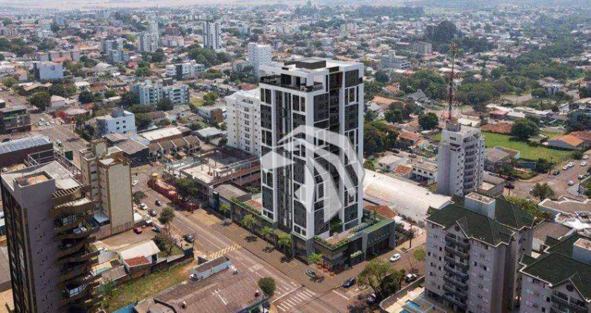 Apartamento com 2 dormitórios à venda, 63 m² por r$ 706.023,00 - centro - cascavel/pr