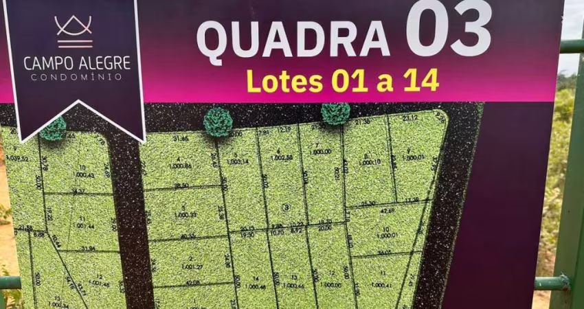 Lote no Condomínio Campo Alegre - Jaboticatubas