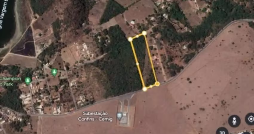 Terreno à venda, 29000 m² por r$ 1.160.000 - lagoa dos mares - confins/mg