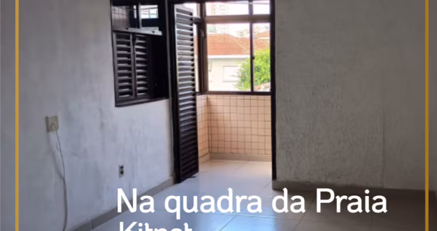 Kitnet á venda na quadra da Praia - Ponta da Praia - Santos