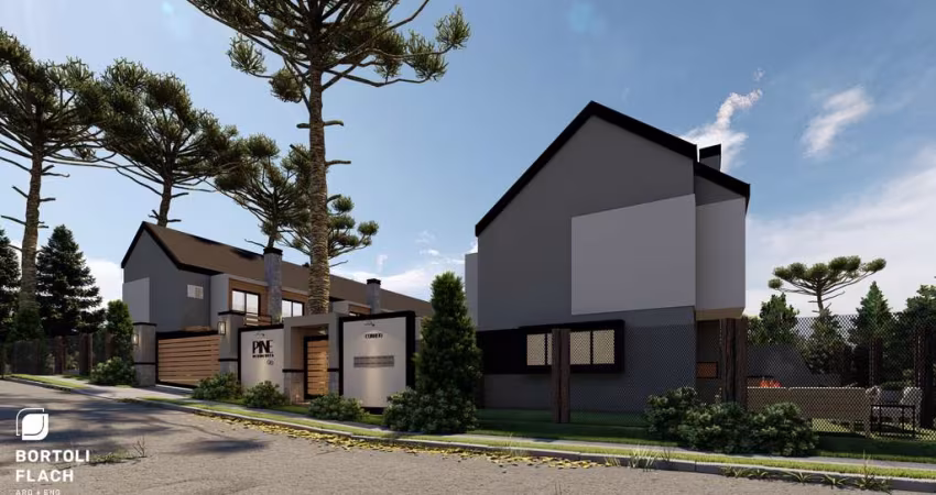 Casa para Venda no bairro Vale dos Pinheiros em Gramado, 2 quartos sendo 2 suítes, 1 vaga, 72 m² de área total, 72 m² privativos,