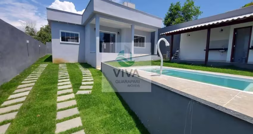 Casa composta por 3 quartos com área de lazer completa á venda em nova guarapari, guarapari-es - realize negócios imobiliários.