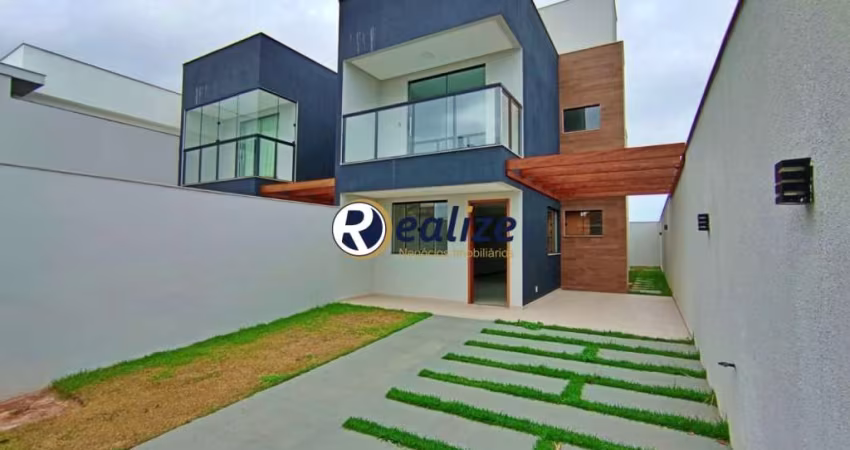 Casa Duplex composto por 3 quartos á venda no bairro Jardim Boa Vista, Guarapari-ES - Realize Negócios Imobiliários.