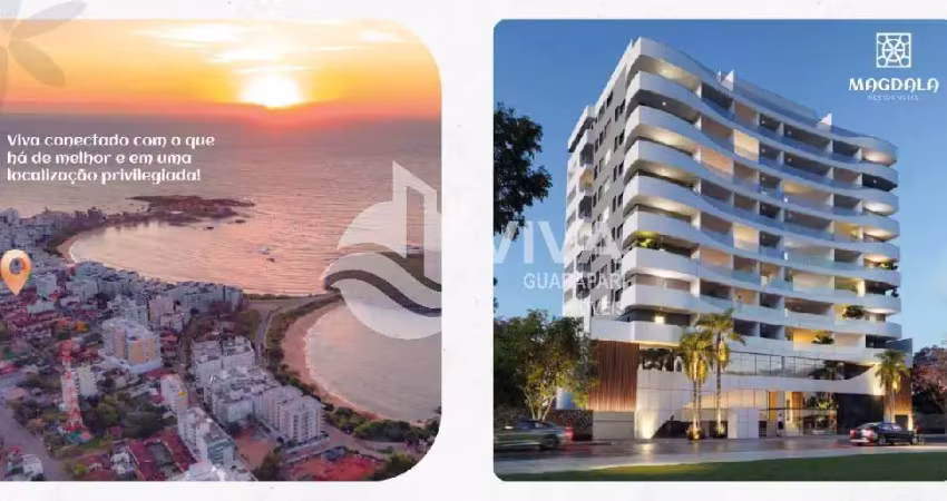 Apartamento à venda em guarapari-es, enseada azul: 2 quartos, 1 suíte, 2 salas, 2 banheiros, 1 vaga, 64,75m². venha conferir!