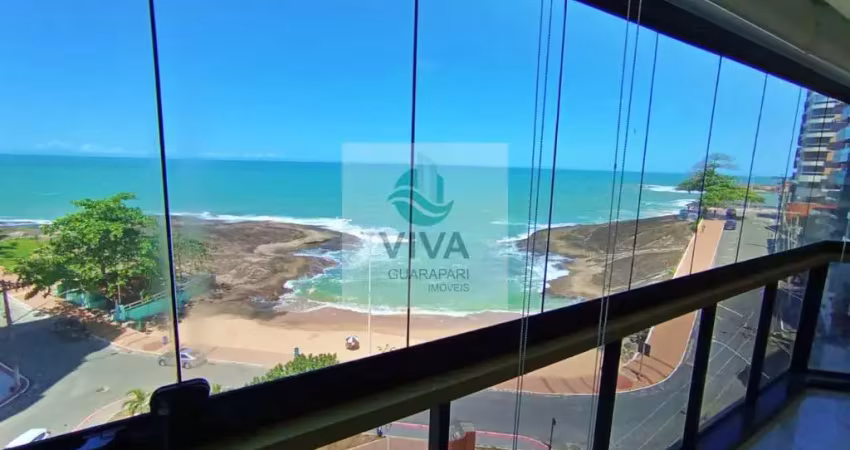 Apartamento de frente para o mar na praia das virtudes, guarapari-es