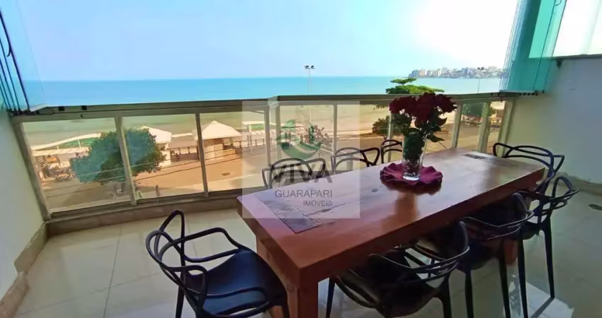 Apartamento de frente para o mar á venda na praia do morro, guarapari-es