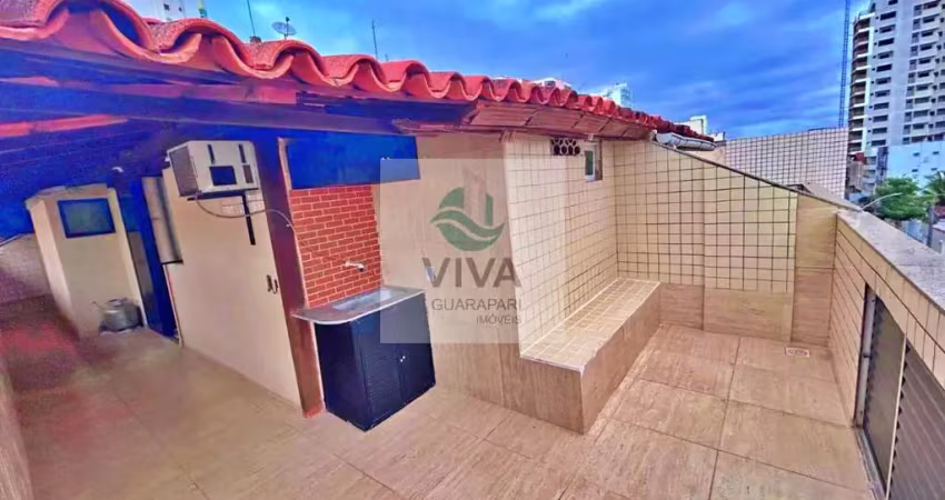 Cobertura duplex mobiliada composta por 3 quartos á venda na praia do morro, guarapari-es