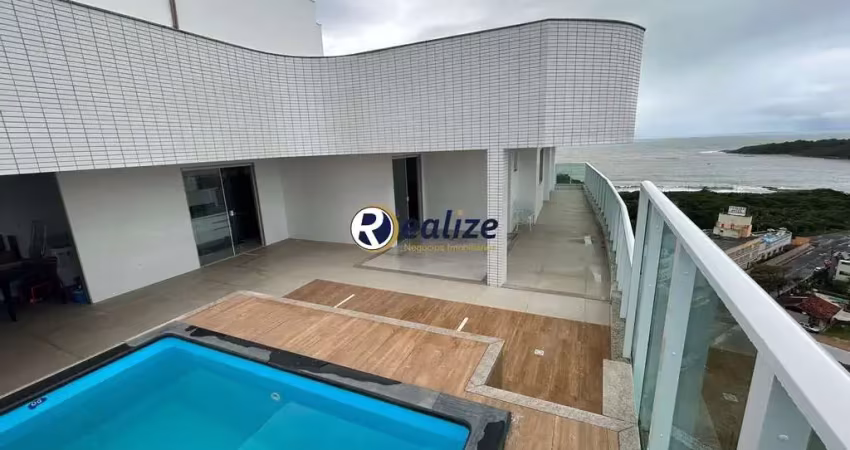 Cobertura composta por 4 quartos com Área de Lazer Completa á venda na Praia do Morro, Guarapari-ES - Realize Negócios Imobiliários.