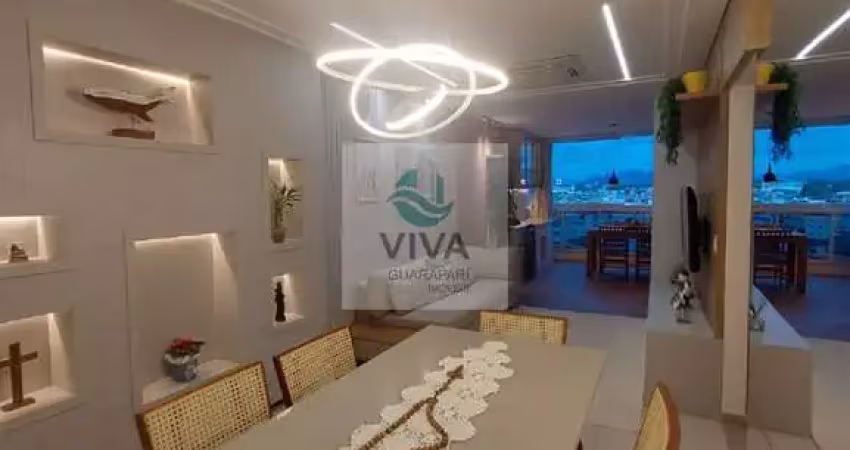 Imperdível  apartamento na beira mar à venda na praia do morro em guarapari-es: 3 quartos, 1 suíte, 2 salas, 3 banheiros, 2 vagas de garagem.