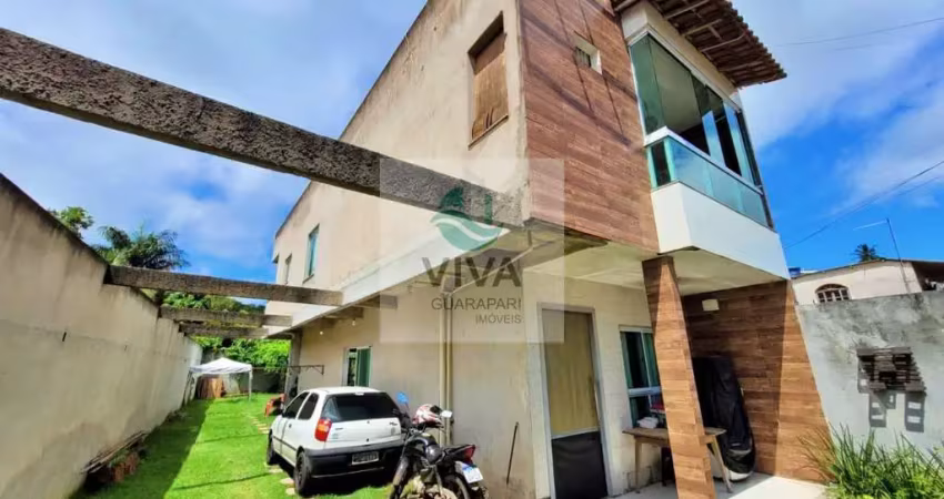 Casa duplex composta por 3 quartos á venda em santa rosa, guarapari-es
