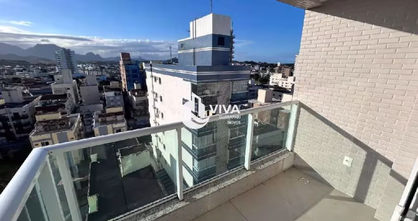 Apartamento para locação na praia do morro, guarapari-es: 3 quartos, 1 suíte, 2 salas, 2 vagas de garagem -