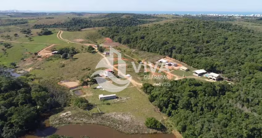Terreno à venda em guarapari-es, bairro meaipe: lote de chácara com 1.000 m² para seu refúgio particular!
