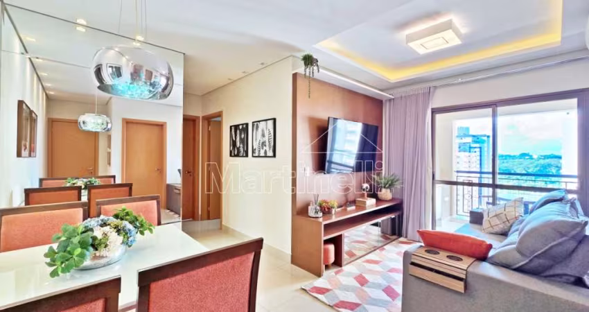 Apartamento mobiliado de 72m² para venda e locação, próximo à Avenida Portugal - Ribeirão Preto/SP.