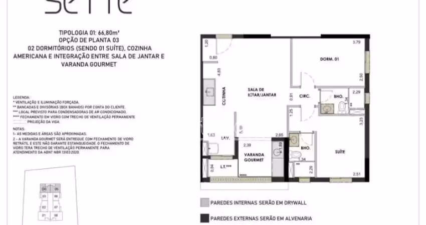 Apartamento com 2 quartos à venda no Quinta da Primavera, Ribeirão Preto 