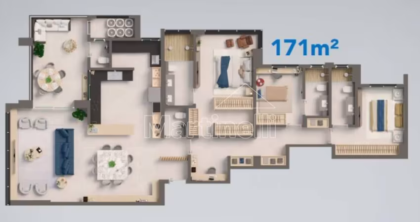 Apartamento Padrão em Ribeirão Preto