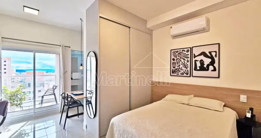 Flat no condomínio via appia, próximo a faculdade unaerp - ribeirão preto/sp.