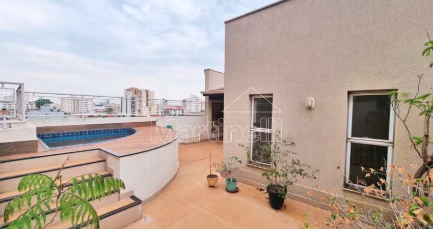 Cobertura de 182m² de área útil para venda e locação no Condomínio Spazzio Dell` Arte, próximo à Avenida Treze de Maio - Bairro Jardim Paulista, Ribeirão Preto/SP.