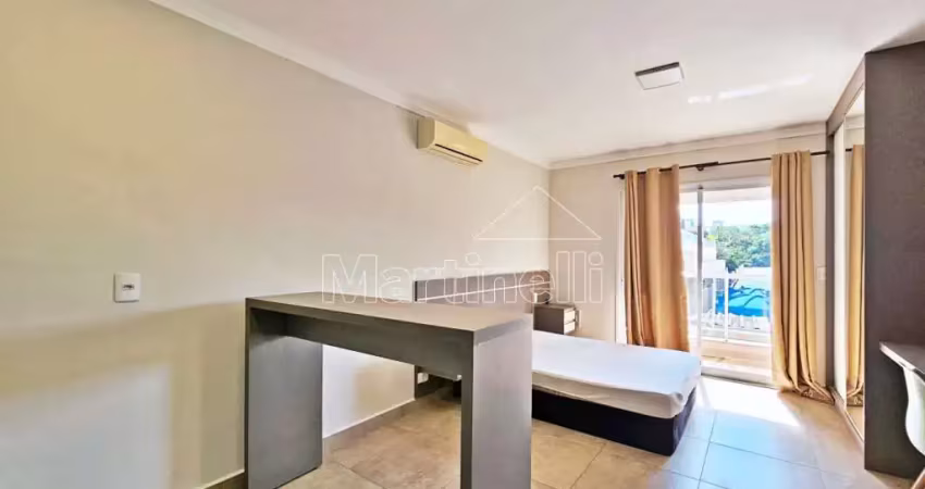 Kitnet mobiliada de 34m² de área útil para locação no condomínio infinite aparts, próximo ao savegnago supermercados - bairro santa cruz do jose jacques, ribeirão preto/sp.