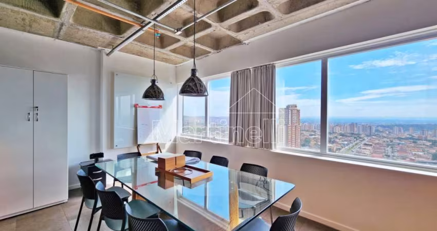 Sala comercial de 76m² de área útil para locação no Condomínio Trio Office, próximo à Avenida Professor João Fiúsa - Bairro Jardim São Luiz, Ribeirão Preto/SP.