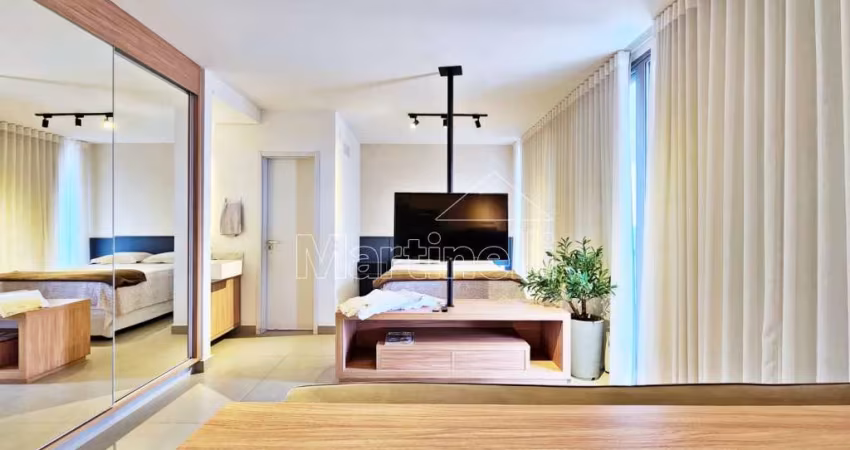 Flat mobiliado de 49m² de área útil à venda no Edifício Fiúsa One, próximo ao Ribeirão Shopping - Bairro Alto da Boa Vista, Ribeirão Preto/SP.