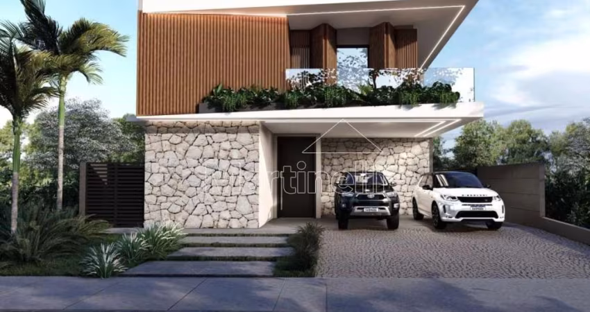 Sobrado diferenciado de 450m² de área construída à venda no Condomínio Bela Vista, Ribeirão Preto/SP.