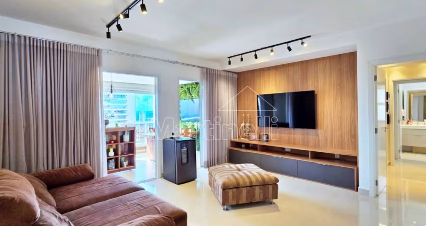 Apartamento semi mobiliado de 126m² de área útil à Venda no Condomínio Uber Gaudí - Localização Privilegiada no Jardim Botânico, Ribeirão Preto/SP