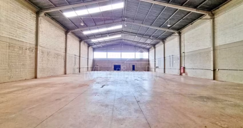 Galpão comercial de 842m² de área construída para locação - Bairro Parque Residencial Lagoinha, Ribeirão Preto/SP.