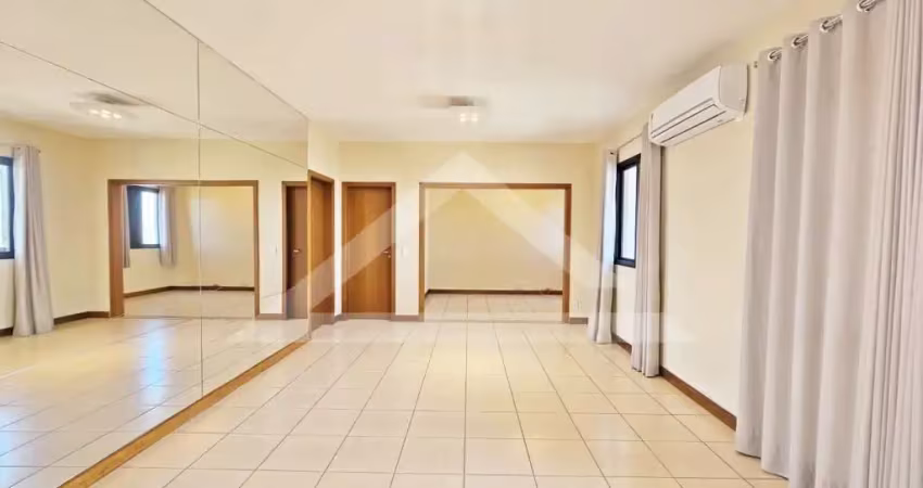 Apartamento de 140m² de área útil para locação no condomínio jataí, próximo ao ribeirão shopping - bairro jardim botânico, ribeirão preto/sp.