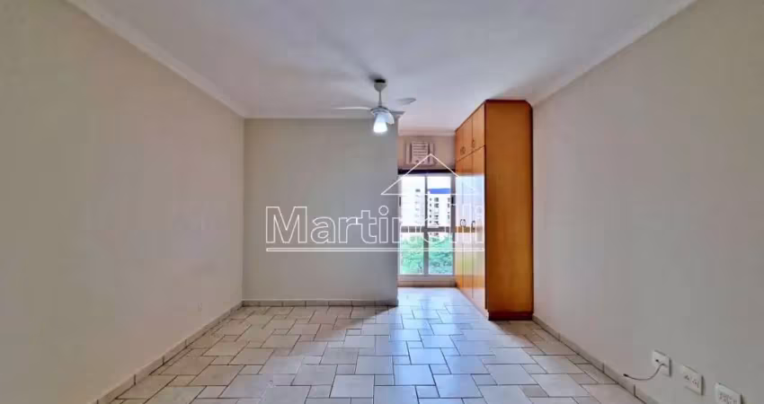 Kitnet para locação no condomínio villaggio modena, próximo a faculdade unip - ribeirão preto/sp.