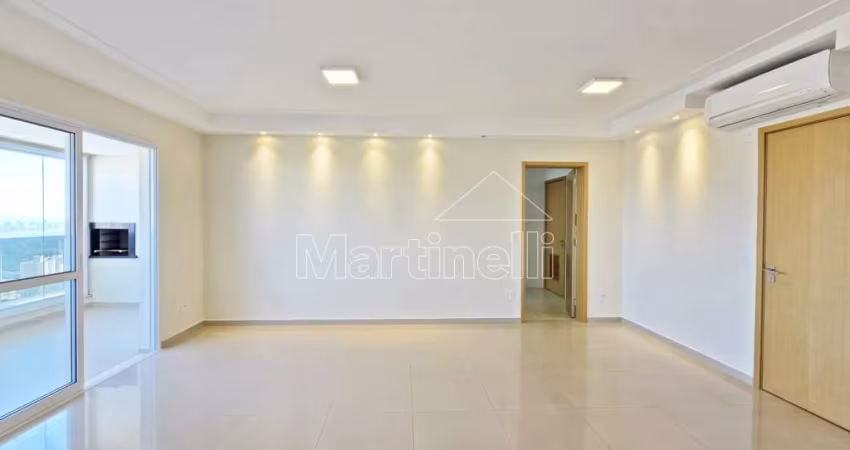 Apartamento de 123m² de área útil para locação no Condomínio Acrópole Sul, próximo ao Parque Carlos Raya - Bairro Jardim Irajá, Ribeirão Preto/SP.