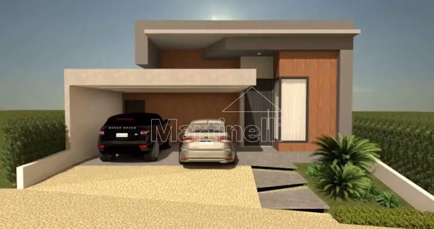 Casa térrea de 186m² de área construída à venda, próximo ao Buffet e Espaço de Eventos Villa do Lago - Bairro Cond. Quinta da Mata, Ribeirão Preto/SP.