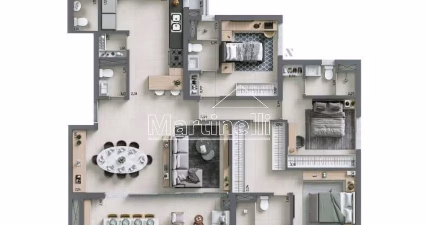 Apartamento Padrão em Ribeirão Preto