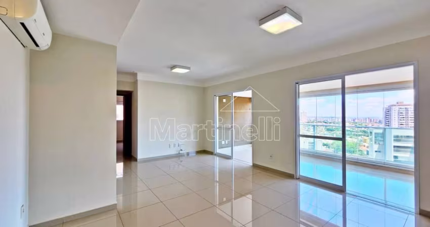 Apartamento de 108m² para locação no Condomínio Quintessence Residence, Bairro Bosque das Juritis, Ribeirão Preto/SP.