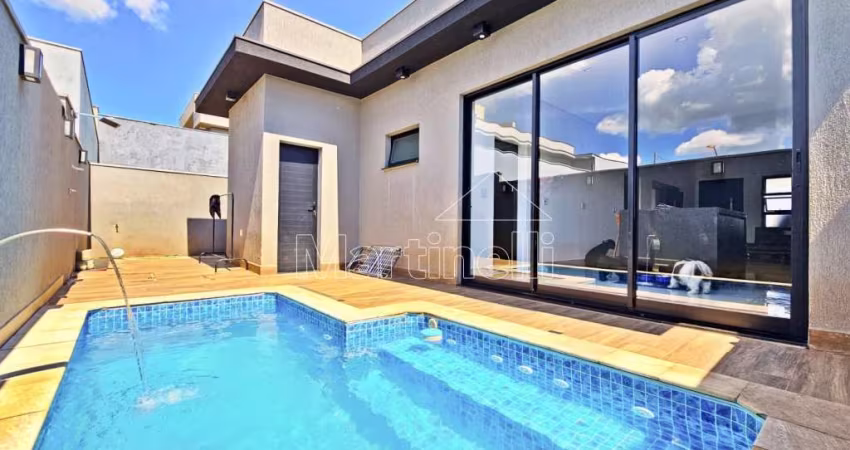 Casa térrea diferenciada de Alto Padrão com 155m² de área construida à venda, próximo à Rodovia José Fregonezi - Ribeirão Preto/SP.