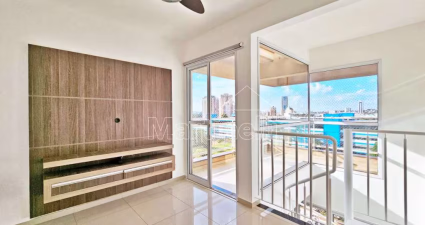 Cobertura de 107m² de área útil para locação no Condomínio Ilha Bela, próximo à Faculdade UNIP - Bairro Jardim Nova Aliança, Ribeirão Preto/SP.