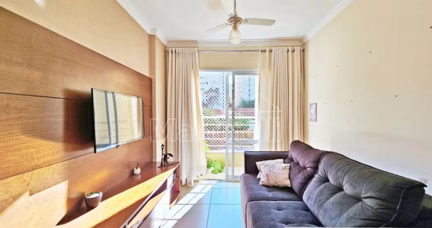 Apartamento mobiliado de 70m² de área útil para venda e locação, próximo a Faculdade Barão de Mauá - Bairro Jardim Macedo, Ribeirão Preto/SP.