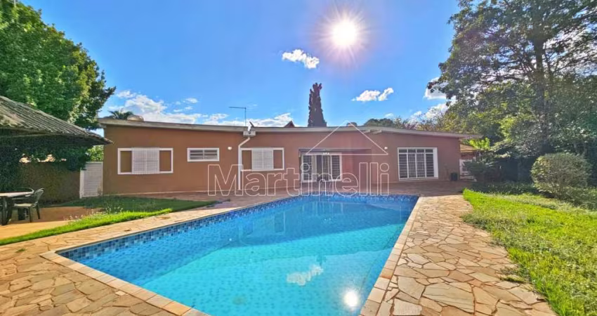 Casa térrea residencial de 900m² de área de terreno e 278m² de área construída para locação no Bairro Jardim Recreio, próximo à Avenida Bandeirantes -  Ribeirão Preto/SP.