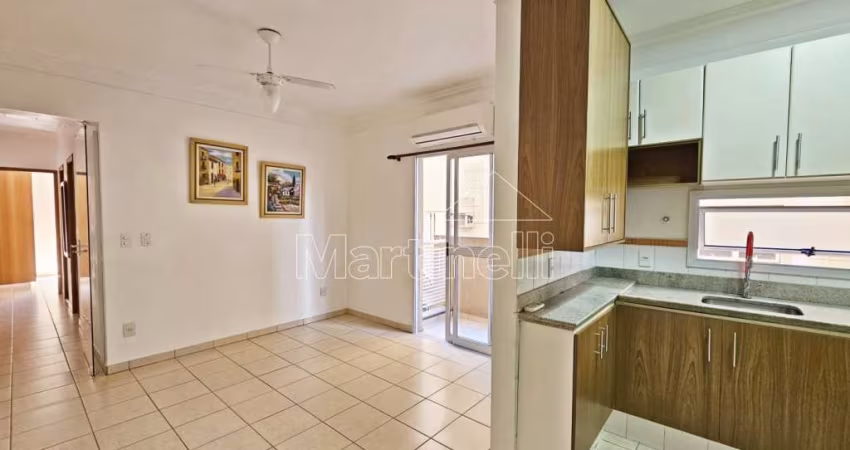 Apartamento de 56m² de área útil para locação, próximo a Rua do Professor - Bairro Bosque das Juritis, Ribeirão Preto/SP.