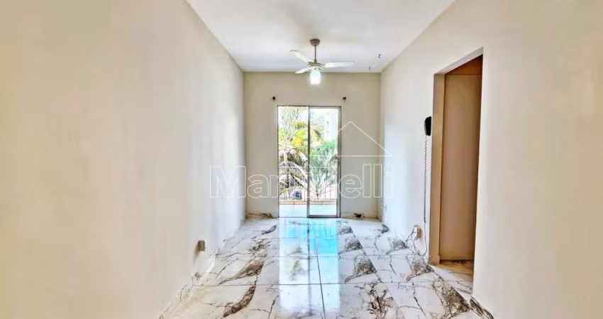Apartamento de 53m² de área útil para locação, próximo ao Colégio Sesi - Bairro Parque dos Bandeirantes, Ribeirão Preto/SP.