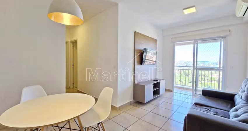 Apartamento mobiliado de 75m² para locação, próximo a USP - Bairro Vila Tibério, Ribeirão Preto/SP.