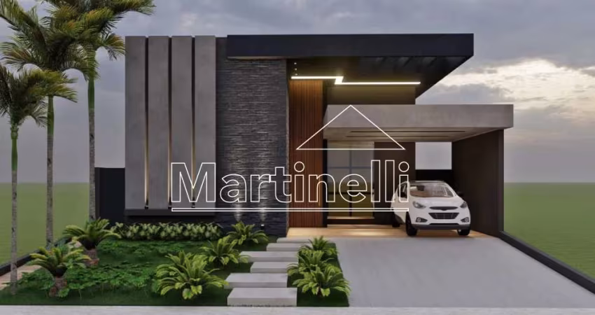 Casa térrea de 220m² de área contruída à venda no Condomínio Alto do Castelo Residencial, próximo a Fazenda Santa Maria - Ribeirão Preto/SP.